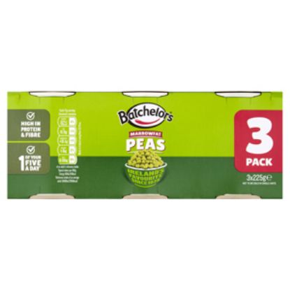 Picture of Batchelors Marrowfat PEAS 225g 3pk x12